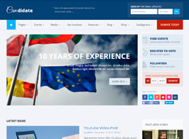 Candidate – Political/Nonprofit/Church WordPress Theme