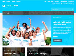 Charity Hub – Charity / Nonprofit / Fundraising WP