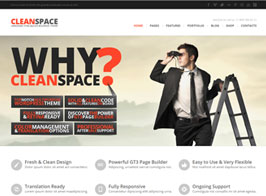CleanSpace Retina Ready Business WP Theme