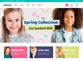 Cocco – Kids Store and Baby Shop Theme