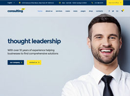 Consulting – Business, Finance WordPress Theme