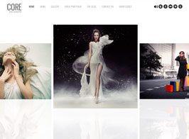 Core – Minimalist Photography Portfolio