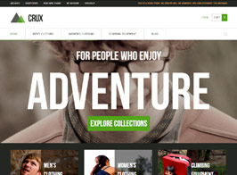 Crux – A modern and lightweight WooCommerce theme