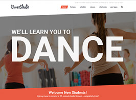 Dance Studio – WordPress Theme for Dancing Schools & Clubs