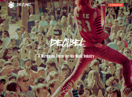 Decibel – Professional Music WordPress Theme