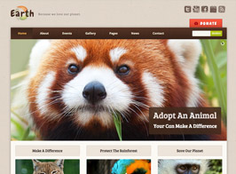 Earth – Eco/Environmental NonProfit WordPress Theme