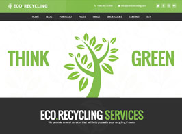 Eco Recycling – A Multipurpose Nature & Ecology WordPress Theme