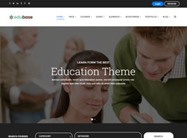 Edubase – Course, Learning, Event WordPress Theme