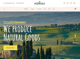 Agrikole | Responsive WordPress Theme for Agriculture & Farming
