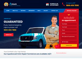 Airtech – Plumber HVAC and Repair theme