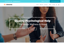 Aleanta – Psychology Consulting Theme