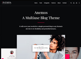 Anemos – A Multiuse Blogging WordPress Theme