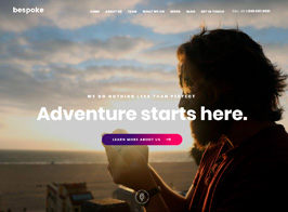 Bespoke – Onepage Creative WordPress Theme