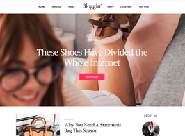 Blggn – A Responsive Blog & Shop WordPress Theme