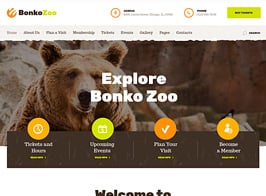 Bonko | Safari & Zoo WordPress Theme