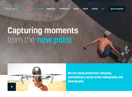 DroneX | Aerial Photography & Videography WordPress Theme