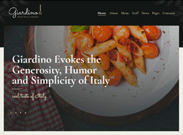 Giardino | An Italian Restaurant & Cafe WordPress Theme