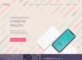 Kratz | Digital Agency Marketing and SEO WordPress Theme