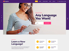 Lingvico | Language Center & Training Courses WordPress Theme