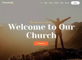 Nazareth | Church & Religion WordPress Theme