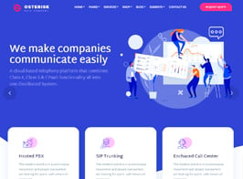 Osterisk: VOIP & Cloud Services WordPress Theme