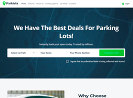 Parkivia | Auto Parking & Car Maintenance WordPress Theme