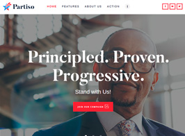Partiso | Political WordPress Theme for Party & Candidate