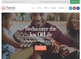 Pinevale | Addiction Recovery and Rehabilitation Center WordPress Theme