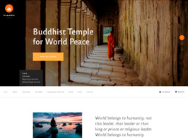 Samadhi | Oriental Buddhist Temple WordPress Theme