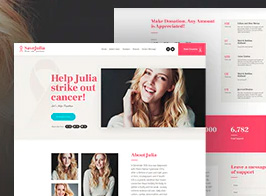 Save Julia | Donation & Fundraising Charity WordPress Theme