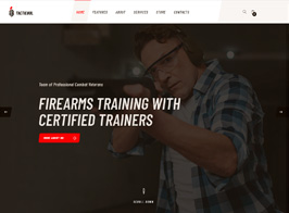 Tacticool | Shooting Range & Gun Store WordPress Theme