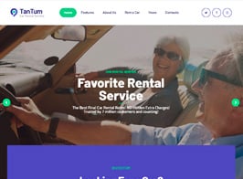 TanTum | Car, Scooter, Boat & Bike Rental Services WordPress Theme