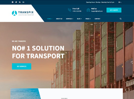 Transpix – Logistics Warehouse WordPress Theme