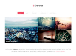 Entrance – WordPress Theme for Magazine and Review