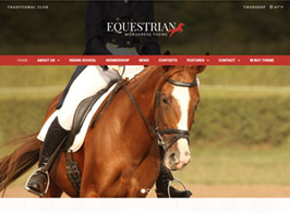 Equestrian – Horses and Stables WordPress Theme