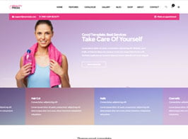 ER BeautyPress – Beauty Spa WordPress Theme