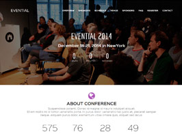 Evential – One Page Responsive Event WordPress Theme