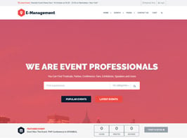 Event Management WordPress Theme
