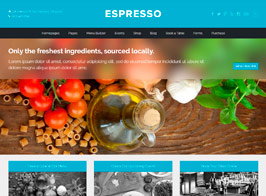 Espresso – A WordPress Theme for Restaurants