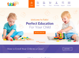 Fable – Children Kindergarten WordPress Theme