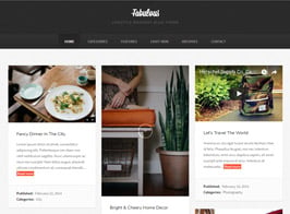 Fabulous – Responsive Masonry Blog WordPress Theme