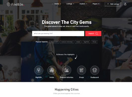 Findgo – Directory Listing WordPress Theme