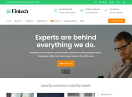 Fintech – Startup WordPress Theme