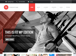 Fit – Fitness/Gym Responsive WordPress Theme