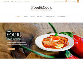 Food & Cook – Multipurpose Food Recipe WP Theme