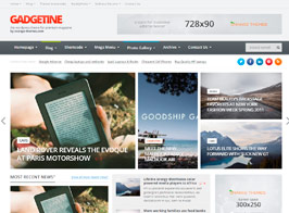 Gadgetine – WordPress Theme for Premium Magazine