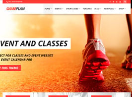 Gameplan – Event and Gym Fitness WordPress Theme