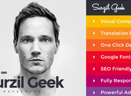 Geek – Personal Resume & Portfolio WordPress Theme