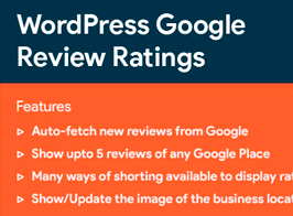 WordPress Google Reviews & Ratings