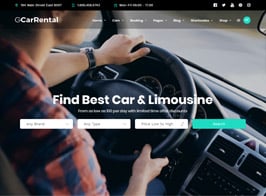 Grand Car Rental | Limousine WordPress